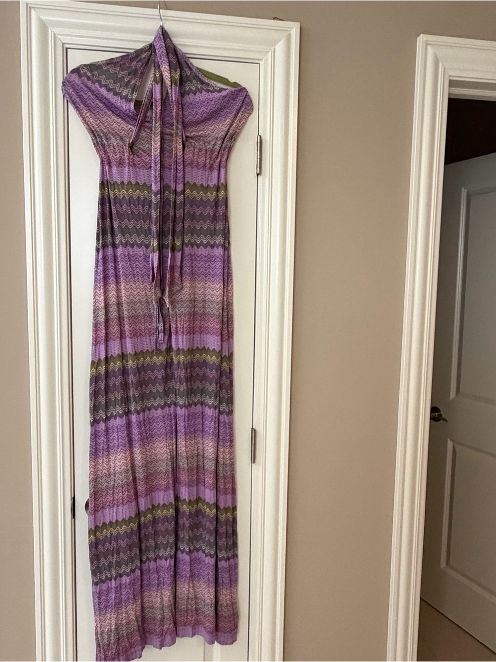 Alexis Purple and Pink Patterned Jumpsuit